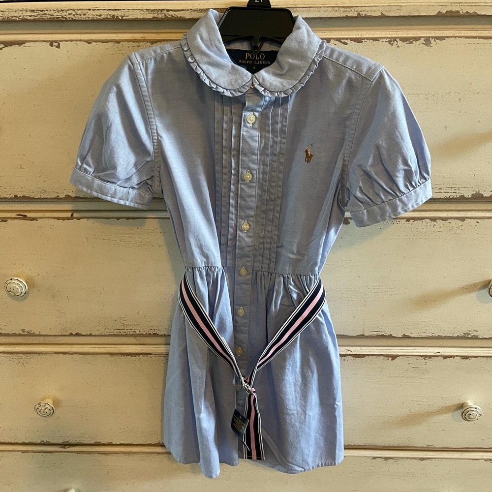 Girls Polo Oxford dress